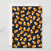 Invitation Bonbons Corn Trick ou Treat Halloween (Dos)