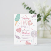 Invitation Bonbons Deux Douceurs (Debout devant)