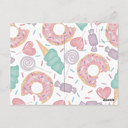 Invitation Bonbons Deux Douceurs (Dos)