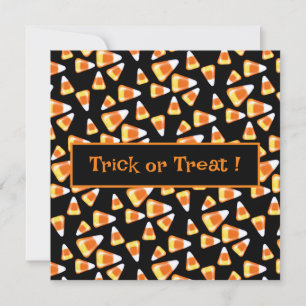 Invitation Bonbons d'Halloween motif, gâteries amusantes de b