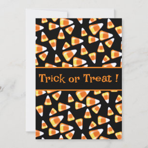 Invitation Bonbons d'Halloween motif, gâteries amusantes de b