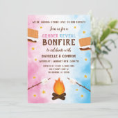 Invitation Bonfire S'more Love Baby Genre Reveillez Invitatio (Debout devant)