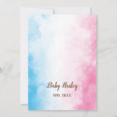 Invitation Bonfire S'more Love Baby Genre Reveillez Invitatio (Dos)