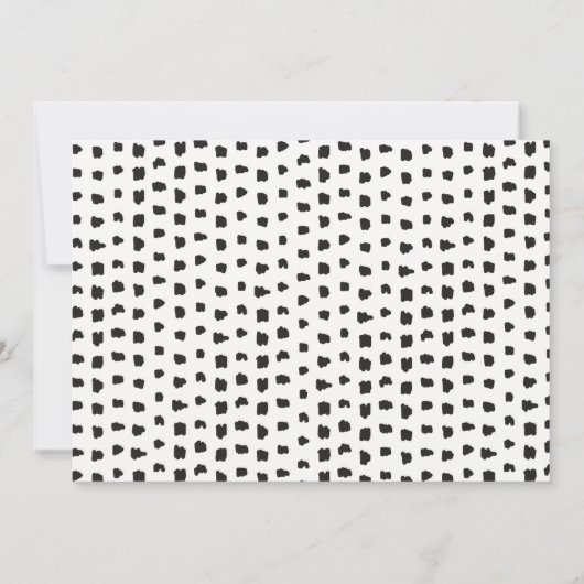 Invitation Bonheur manuscrit| Nouvel an avec photo (Dos)