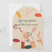 Invitation Bonjour 30 Trente 30e Déjeuner d'entreprise vinico (Dos)