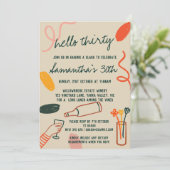 Invitation Bonjour 30 Trente trentième Déjeuner Winery Annive (Debout devant)