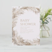 Invitation Bonjour Baby Baby shower Modèle d'invitation (Debout devant)