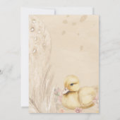 Invitation Bonjour baby shower bébé (Dos)