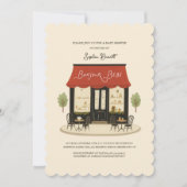 Invitation Bonjour Bebe Baby Shower (Devant)