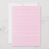 Invitation Bonjour Bebe French Paris Elephant Baby shower (Dos)