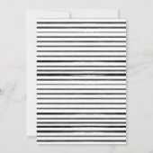 Invitation Bonjour Bebe Paris Baby shower Fleurs roses frança (Dos)