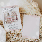 Invitation Bonjour Bébé Paris Baby shower parisien