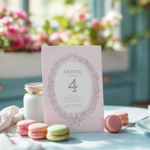 Invitation Bonjour Bebe Pâtisserie Française Anniversaire