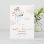 Invitation Bonjour Bébé | Vêtements Bohème Fille Baby Shower  (Debout devant)