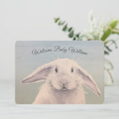 Invitation Bonjour Bunny (Debout devant)