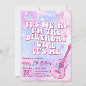 Invitation Bonjour, C'est moi dans mon anniversaire (Devant)