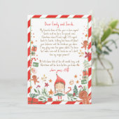 Invitation Bonjour de Elf Arrival Lettre Je suis de retour No (Debout devant)