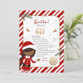 Invitation Bonjour d'Elf Bienvenue Lettre d'invitation (Debout devant)