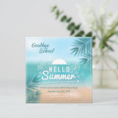 Invitation Bonjour été (Debout devant)