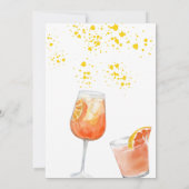 Invitation bonjour fête d'été (Dos)