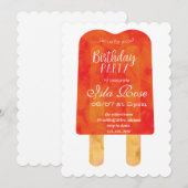 Invitation Bonjour fête d'été (Devant / Derrière)