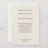 Invitation Bonjour Gloire Hydrangea Mariage Inviter Lavande (Devant)