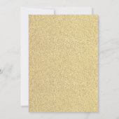 Invitation Bonjour Gold sur l'invitation du Nouvel An Noir (Dos)