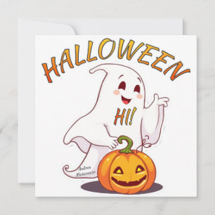 Invitation Bonjour ! Halloween