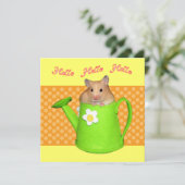 Invitation Bonjour hello hammam (Debout devant)