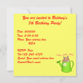 Invitation Bonjour hello hammam (Dos)