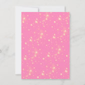 Invitation Bonjour magnifique Galentine's Day rose (Dos)