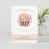 Invitation Bonjour Princesse Rencontrez et saluez l'invitatio (Debout devant)