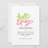 Invitation Bonjour Printemps Anniversaire Tea Party Invitatio (Dos)