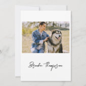 Invitation Bonjour Trente 30e fête d'anniversaire 30 ans (Dos)