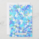 Invitation Bonjour Trente - Bleu (Dos)