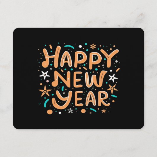 Invitation Bonne Année (Devant)