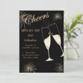 Invitation Bonne année (Debout devant)