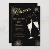 Invitation Bonne année (Devant / Derrière)