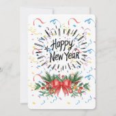 Invitation Bonne année (Devant)