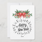Invitation Bonne année (Dos)