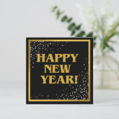 Invitation Bonne année (Debout devant)