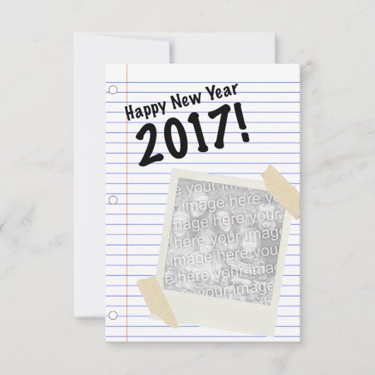 Invitation Bonne année 2017 (Devant)