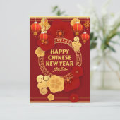 Invitation Bonne année chinoise (Debout devant)