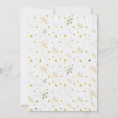 Invitation Bonne année et fête de Noël (Dos)