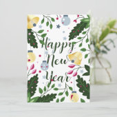 Invitation Bonne année et Joyeux Noël (Debout devant)