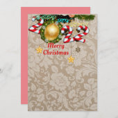 Invitation Bonne année, Noël, 2022 (Devant / Derrière)