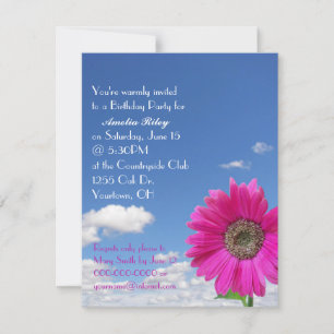 Invitation Bonne fête d'anniversaire