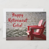 Invitation Bonne fête de la retraite (Devant)