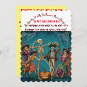 Invitation Bonne fête de l'enfant Halloween (Devant / Derrière)