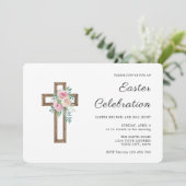 Invitation Bonne fête de Pâques (Debout devant)